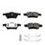 Power Stop 04-05 Mazda 3 Rear Z23 Evolution Sport Brake Pads w/Hardware