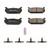 Power Stop 93-97 Ford Probe Rear Z23 Evolution Sport Brake Pads w/Hardware