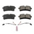 Power Stop 16-18 Audi A7 Quattro Rear Z23 Evolution Sport Brake Pads w/Hardware