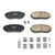 Power Stop 07-15 Ford Edge Front Z23 Evolution Sport Brake Pads w/Hardware