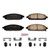 Power Stop 06-10 Jeep Commander Front Z23 Evolution Sport Brake Pads w/Hardware