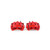 Power Stop 12-15 Chevrolet Captiva Sport Front Red Calipers w/Brackets - Pair