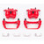 Power Stop 03-07 Nissan Murano Front Red Calipers w/Brackets - Pair