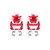 Power Stop 05-10 Scion tC Front Red Calipers w/Brackets - Pair