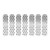 DV8 P190008POL JEEP JK GRILLE INSERTS P