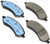 R/M BRAKES SP1084TRH BRAKE PAD SET