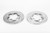 Power Stop 15-19 Ford Transit-150 Rear Evolution Drilled & Slotted Rotors - Pair