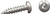 AP PRODUCTS PSQ5008X34 PAN HEAD SQUARE RECESS SC