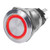 BLUE SEA 4162BSS SWITCH BUTTON SS 10A OFF-ON RED