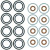 MAHLE Original Ford E-350 Club Wagon 05-04 Injector O-Ring Kit