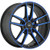 Konig Myth 18x8 5x108 ET43 Gloss Black w/ Blue Tinted Clearcoat