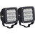 WESTIN 0912219BPR AUTOMOTIVE 4.5 x 4.5 in. Flood HP LED Auxiliary Light with 3W Osram44 Black - Set of 2
