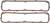 MAHLE Original Edsel Citation 58 Valve Cover Set