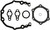 MAHLE Original Cadillac Escalade 00-99 Timing Cover Set