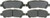 R/M BRAKES MGD1325CH BRAKE PAD SET