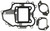 MAHLE Original Ford F-250 Super Duty 14-11 Exhaust Gas Recirculation Valve Gasket
