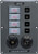 BLUE SEA 4321BSS PANEL SWITCH H2O CB 4POS SCKT & USB