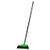 Casabella CB-85363 Neon Hair Magnet Broom, Black/Green
