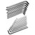 WILMAR WLMW80280 Performance Tool W80280 SAE/MET Ball End Hex, 22-Piece