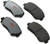 R/M BRAKES EHT1623H BRAKE PAD SET