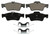 WAGNER BRAKE ZD1424 CERAMIC BRAKE PADS