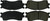 Centric Parts CEN106.08890 POSIQUIET PREMIUM EXTENDED WEAR BRAKE PADS WITH HARDWARE