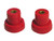 Prothane 79-04 Ford Mustang Axle Housing Bushings - Hard - Red