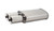 Vibrant Performance VIB1040 STREETPOWER OVAL MUFFLER W/ DUAL 3.5IN ROUND TIPS(2.5IN INLET)