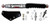 Skyjacker Suspension SKY9156 SINGLE STABILIZER KIT SILVER W/ BLACK BOOT