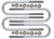 ICON ico67002 ICON 2011+ Ford F-250/F-350 Rear 17in U-Bolt Kit
