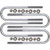 ICON ico37024 ICON 99-10 Ford F-250/F-350 Dually Rear 12in U-Bolt Kit