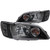 ANZO 2002-2003 Mitsubishi Lancer Crystal Headlights Black