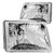 ANZO 1993-1997 Ford Ranger Crystal Headlights Chrome