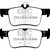 EBC 2016+ Honda Civic Coupe 1.5L Turbo Ultimax2 Rear Brake Pads