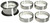 Clevite Chevrolet Pass & Trk 262 267 302 305 307 327 350 V8 1967-94 Main Bearing Set