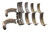 Clevite Oldsmobile 260 350 400 425 455 V8 1965-85 Main Bearing Set