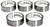Clevite Toyota 1.8L 7AFE 1993-1998 Main Bearing Set