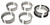 Clevite Nissan 4 1952-2187-2389cc 1974-89 Main Bearing Set