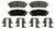 WAGNER BRAKE MX1004 SEMI-MET DISC PAD SET
