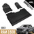 3D MATS/U-AC DG02801509 3D KAGU FLOOR MAT 2 ROW SET BLACK