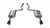 Corsa 2015 Ford Mustang GT 5.0 3in Axle Back Exhaust Black Dual Tips (Touring)