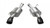 Corsa 05-10 Ford Mustang Shelby GT500 5.4L V8 Black Xtreme Axle-Back Exhaust
