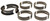 Clevite Ford Products V8 351M-351W 1977-98 Main Bearing Set