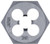 Century Drill & Tool CDT97618 Century Drill and Tool 97618 Hexagon Metric Die, 12.0 x 1.50
