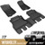 3D MATS/U-AC JP01901509 3D KAGU FLOOR MAT 2 ROW SET BLACK