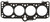 Clevite Engine Parts CLE5904 VW:GOLFJETTA DIESEL W/1588CC MEMF ENGS.(1.61MM THICK W/3 HOLES)(8690) CYLINDE