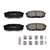 Power Stop 08-11 Lexus LX570 Rear Z23 Evolution Sport Brake Pads w/Hardware