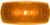OPTRONICS MCL0032ABB ONE LED MRK LGHT;OVAL;BLK BSE;AMBR;