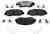 R/M BRAKES EHT1578H BRAKE PAD SET