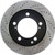 STOP TECH 12744162R SLOTTED DRILLED ROTR